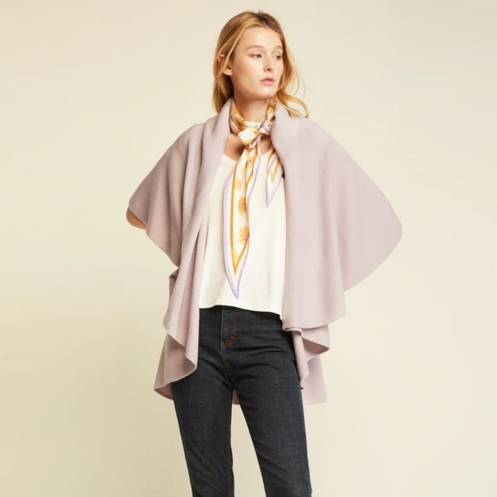 Look by M 4 in 1 Convertible Shawl Vest Lavender